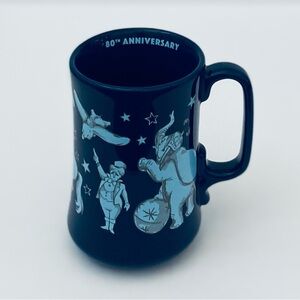 Disney Store Dumbo 80th Anniversary Coffee Mug Blue14 Oz NWT